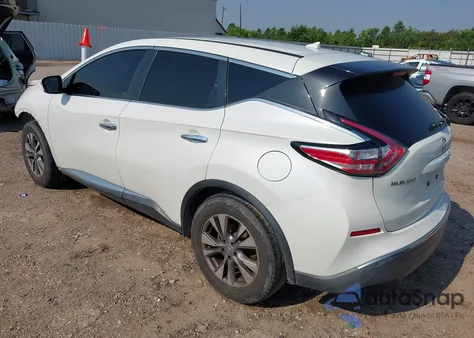 2015 Nissan Murano S z USA, uszkodzony, nr VIN 5N1AZ2MG4FN231956